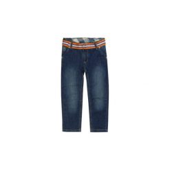 Steiff Boys Spodnie Jeans washed blue denim. Niebieskie spodnie niemowlęce Steiff, z bawełny. Za 189,00 zł.