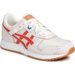 Buty ASICS - Lyte Classic 1191A333 Cream/Classic Red 100. Białe półbuty męskie Asics, na co dzień, bez wzorów, z zamszu, bez zapięcia. Za 399,00 zł.