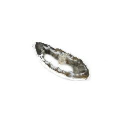 Colare Agat Plaster Geody Szaro-Brązowy srebro. Szare naszyjniki damskie Brazi druse jewelry, z agatem, srebrne. Za 170,00 zł.