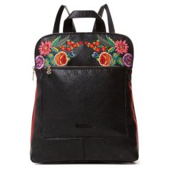 Desigual Plecak Damski Czarny Bols Mex Nanaimo. Czarne plecaki damskie marki Desigual, bez wzorów. Za 349,00 zł.
