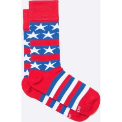 Soxy - Skarpety Americano. Czerwone skarpetki męskie marki Soxy, z bawełny. W wyprzedaży za 17,90 zł.