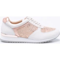 Caprice - Buty. Szare buty sportowe damskie Caprice, bez wzorów, ze skóry, sportowe. W wyprzedaży za 139,90 zł.