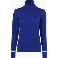 Tommy Hilfiger - Sweter damski z dodatkiem kaszmiru, niebieski. Niebieskie golfy damskie TOMMY HILFIGER, s, z aplikacjami, z dzianiny. Za 599,95 zł.