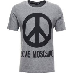 Love Moschino Tshirt z nadrukiem dark grey. Szare koszulki męskie Love Moschino, m, z nadrukiem, z bawełny, bez kołnierzyka, bez rękawów. Za 349,00 zł.