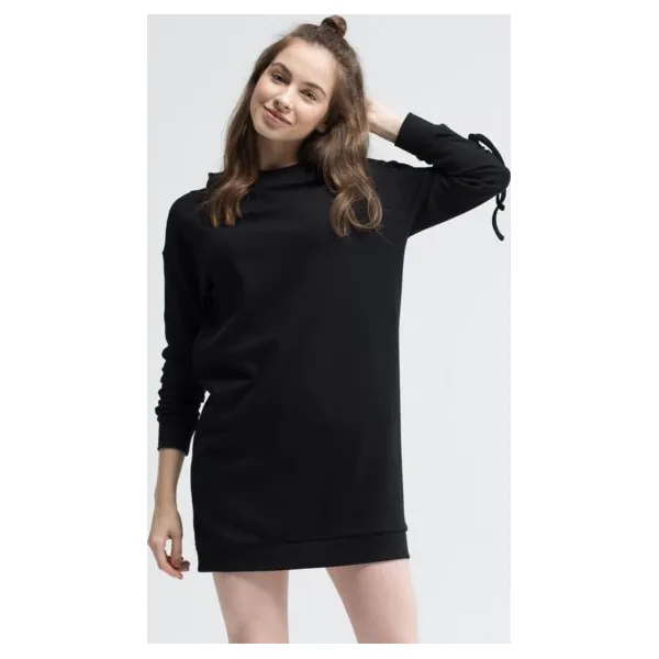 Feewear Sukienka Lapsi , czarny, rozmiar XS. Czarne sukienki damskie Feewear, na co dzień, s, bez wzorów, z bawełny, sportowe, bez kołnierzyka, bez rękawów, długie, proste. W wyprzedaży za 79,99 zł.