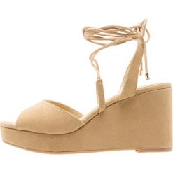 Rzymianki damskie: Chinese Laundry CINDY Sandały na obcasie new camel