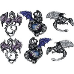 Kolczyki damskie: Blackheart Dragon Earrings Kolczyki – Earpin standard