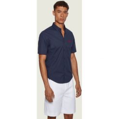 Koszula Boss Biadia_R 50431516. Niebieskie koszule męskie Boss, m, bez wzorów, casualowe, bez kołnierzyka, bez rękawów. Za 399,00 zł.