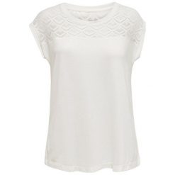 ONLY Koszulka Nico le S / S Mix Top Jrs Cloud Dancer (rozmiar L). Koszulki damskie ONLY, s, bez wzorów, bez kołnierzyka, bez rękawów. W wyprzedaży za 62,00 zł.