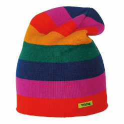 Czapka unisex Fink wielokolorowa (210/20/1717). Czerwone czapki zimowe damskie marki Viking. Za 54,55 zł.