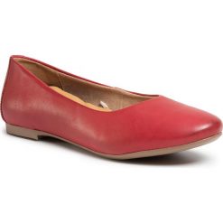 Baleriny LASOCKI - OCE-KARA-03 Red. Czerwone baleriny damskie Lasocki, bez wzorów, ze skóry, bez obcasa. Za 119,99 zł.