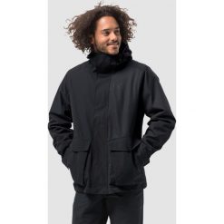 Kurtki sportowe męskie: Jack Wolfskin Kurtka męska Falster Harbour Jacket czarna r. XL