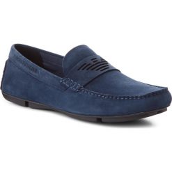 Mokasyny męskie: Mokasyny EMPORIO ARMANI – X4B121 XF188 00054 Midnight