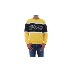 Bluzy Levis 79550 0001 PIECED CREWNECK. Żółte bluzy męskie Levi's®, s, bez wzorów, bez kołnierzyka, bez rękawów, bez kaptura. Za 280,31 zł.