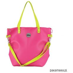 Torba Worek Waterproof Fuchsia Lime. Różowe torebki klasyczne damskie Pakamera, ze skóry. Za 169,00 zł.