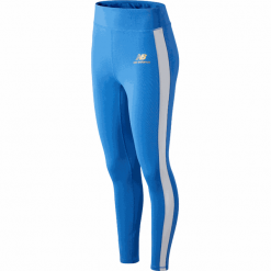 New Balance WP03505FCB. Żółte legginsy sportowe damskie New Balance, l, w paski, z bawełny. Za 229,99 zł.