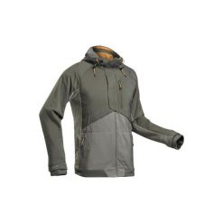 Bluza | NH500 Hybride męska. Brązowe bluzy męskie QUECHUA, xl, bez wzorów, z bawełny, bez kołnierzyka, bez rękawów, bez kaptura. Za 179,99 zł.