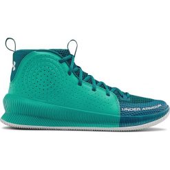 Under Armour Jet Tenisówki Niebieski Zielony. Niebieskie trampki męskie Under Armour, bez wzorów, ze skóry, bez zapięcia. Za 378,95 zł.