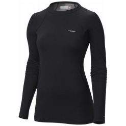 Columbia Bluza Termoaktywna Midweight Stretch Long Sleeve Top Black S. Czarne topy damskie Columbia, s, bez wzorów, z długim rękawem, outdoorowe. W wyprzedaży za 132,00 zł.