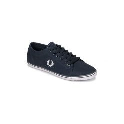 Buty Fred Perry KINGSTON TWILL. Niebieskie trampki męskie marki Fred Perry, bez wzorów, bez zapięcia. Za 335,20 zł.