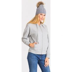 BLUZA PENTOLA Max Mara weekend. Szare bluzy damskie Weekend Max Mara, xs, bez wzorów, z bawełny, bez rękawów, z kapturem. Za 407,40 zł.