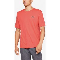 Under Armour Sportstyle Koszulka Czerwony Pomarańczowy. Czerwone podkoszulki męskie Under Armour, l, bez wzorów, z bawełny, bez kołnierzyka, z krótkim rękawem, krótkie. Za 119,95 zł.
