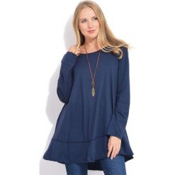 FILLE DU COUTURIER bluzka damska Ginger 36 ciemny niebieski. Niebieskie bluzki damskie Fille Du Couturier, bez wzorów, z bawełny, bez kołnierzyka, bez rękawów. W wyprzedaży za 201,00 zł.