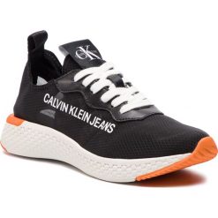 Sneakersy CALVIN KLEIN JEANS - Alexia R7808 Black. Czarne półbuty damskie Calvin Klein Jeans, z jeansu. W wyprzedaży za 359,00 zł.