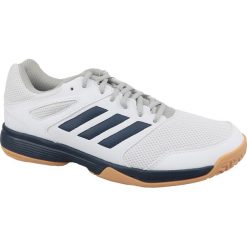 Adidas Performance Speedcourt EF2623 buty do siatkówki męskie białe 40 2/3. Białe buty sportowe męskie Adidas, z materiału, bez zapięcia, do siatkówki. W wyprzedaży za 179,99 zł.