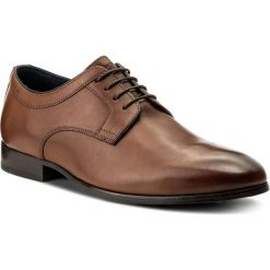 Półbuty JOOP! - Kleitos 4140003943 Cognac 703. Pomarańczowe buty wizytowe męskie JOOP!, ze skóry. W wyprzedaży za 419,00 zł.