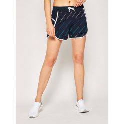 Szorty sportowe EA7 Emporio Armani 3HTS52 TJ31Z 2554. Niebieskie spodenki sportowe damskie EA7 Emporio Armani, xs, bez wzorów, sportowe. W wyprzedaży za 209,00 zł.