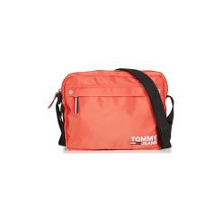 Teczki Tommy Jeans TJW COOL CITY E/W CROSSBODY. Pomarańczowe aktówki damskie Tommy Jeans, bez wzorów, z jeansu, bez dodatków. Za 219,00 zł.