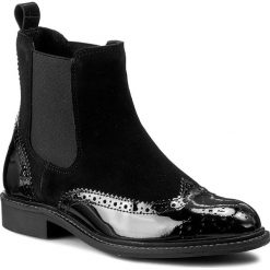 Sztyblety FILIPE - 9143 CA/VZ 3505/223. Czarne botki damskie skórzane marki Filipe, na obcasie. W wyprzedaży za 269,00 zł.