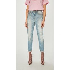Tommy Hilfiger - Jeansy Gramercy. Niebieskie jeansy damskie z wysokim stanem TOMMY HILFIGER. Za 599,90 zł.