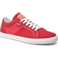 Tenisówki LEVI'S - 225826-1733-87 Regular Red. Czerwone półbuty męskie Levi's®, bez wzorów, z gumy, klasyczne, bez zapięcia. W wyprzedaży za 219,00 zł.