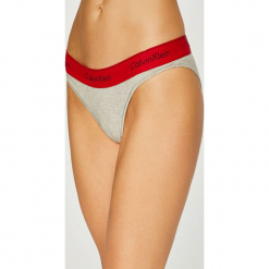 Calvin Klein Underwear - Figi. Brązowe figi Calvin Klein Underwear, l, z bawełny. Za 79,90 zł.