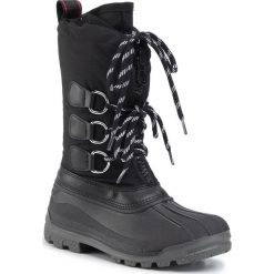 Buty DSQUARED2 - Sonar SBW0010 11700001 2124 Nero. Czarne kozaki damskie Dsquared2, ze skóry, na niskim obcasie, bez zapięcia. W wyprzedaży za 1279,00 zł.