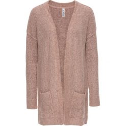 Sweter bez zapięcia bonprix stary jasnoróżowy. Różowe swetry damskie bonprix, bez wzorów, retro, bez rękawów, bez kaptura. Za 89,99 zł.