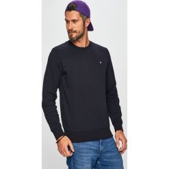 Calvin Klein Jeans - Bluza. Niebieskie bluzy męskie Calvin Klein Jeans, s, bez wzorów, z bawełny, z okrągłym kołnierzem, bez rękawów, bez kaptura. Za 359,90 zł.