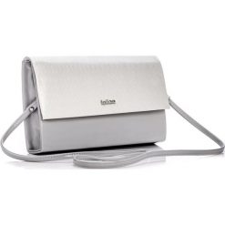 Szara damska kopertówka C LIGHT GREY PATTERN. Czarne torebki na łańcuszku marki Felice, w paski, eleganckie, małe. Za 59,90 zł.