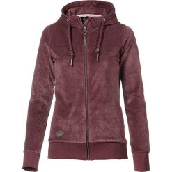 Bluza w kolorze ciemnoczerwonym. Czerwone bluzy damskie Street & Sports Wear, xs, bez wzorów, z weluru, bez rękawów, bez kaptura. W wyprzedaży za 141,95 zł.