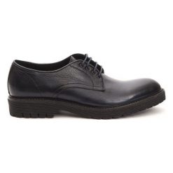 Trussardi półbuty męskie 1143L AVELLINO ciemnoniebieskie 45. Niebieskie półbuty męskie Trussardi, bez wzorów, klasyczne, bez zapięcia. Za 539,00 zł.