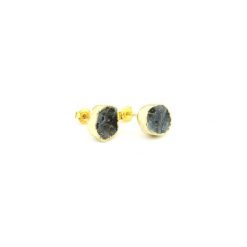 Earrings Geody Agatu Szare. Szare kolczyki damskie Brazi druse jewelry, z agatem. Za 136,00 zł.
