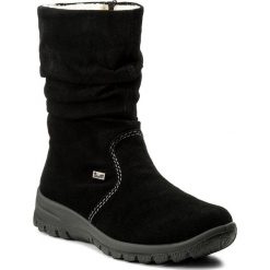 Botki damskie lity: Botki RIEKER - Z7171-01 Schwarz