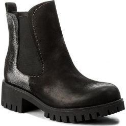 Sztyblety SERGIO BARDI - Caivano FW127255217AG 428. Niebieskie buty zimowe damskie marki Sergio Bardi, ze skóry, na koturnie. W wyprzedaży za 239,00 zł.