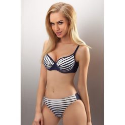 Monokini: Bikini w kolorze granatowo-białym
