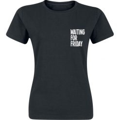 Mister Tee Ladies Waiting For Friday Box Tee Koszulka damska czarny. Czarne koszulki damskie marki Mister Tee, l, bez wzorów, bez kołnierzyka, bez rękawów. Za 79,90 zł.