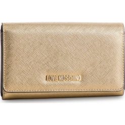 Duży Portfel Damski LOVE MOSCHINO - JC5553PP06LQ0901 Oro. Żółte portfele damskie Love Moschino, ze skóry ekologicznej. Za 369,00 zł.