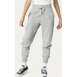 Spodnie dresowe Converse High Waisted Slim Jogger 10018407-A02. Szare spodnie damskie Converse, l, bez wzorów, z bawełny. Za 199,00 zł.
