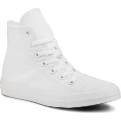 Trampki CONVERSE - Ct As Sp Hi 1U646 White Monochrome. Białe półbuty damskie Converse, bez wzorów, z gumy, bez obcasa, bez zapięcia. W wyprzedaży za 239,00 zł.